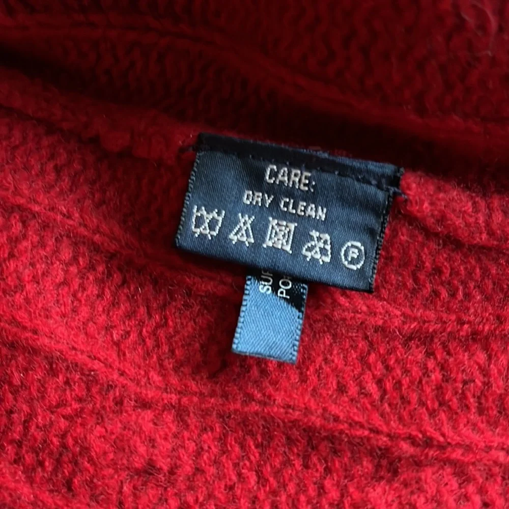 Women's Ralph Lauren Wool & Cashmere Sweater / Red / Size S - Picture 12 of 16